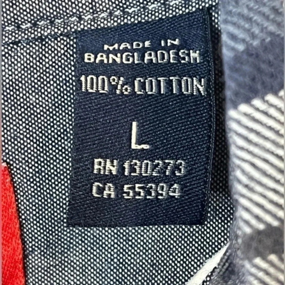 Wrangler Vintage Plaid Cotton Button up Shirt Size Large Western Cowboy - Picture 10 of 11